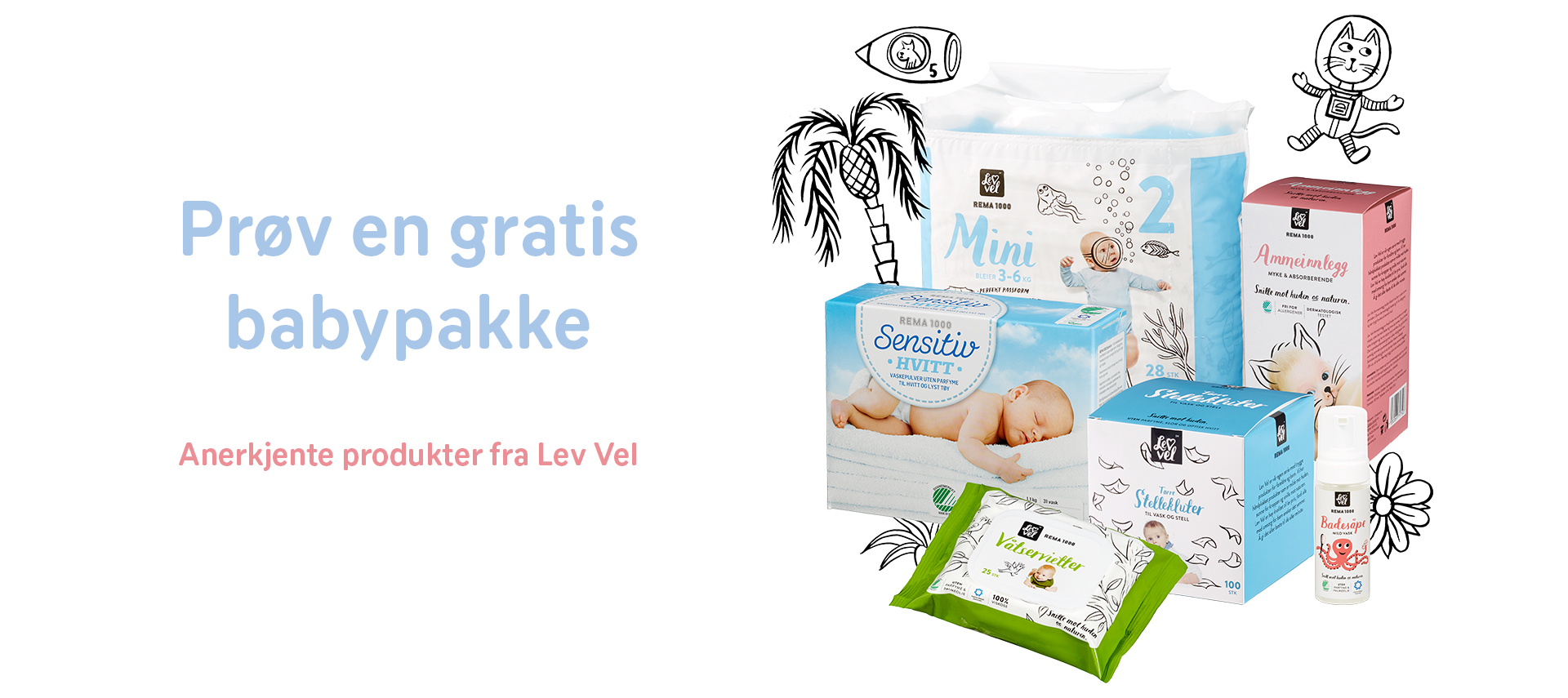 Gratis babypakke Rema 1000 Gratis babypakke Rema 1000